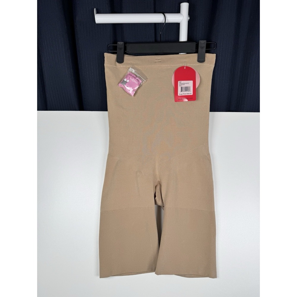 NEW $68 - SPANX - Nude Shaping Midthigh Bodysuit - Women's XL